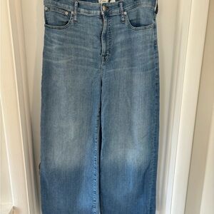 J. Crew Wide Leg Cropped Jeans